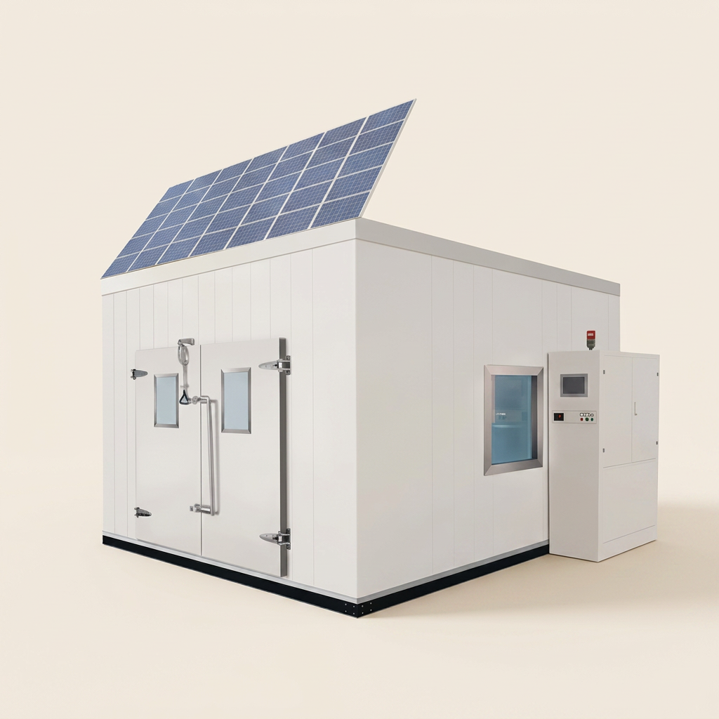 Chambre froide solaire pour conservation agricole