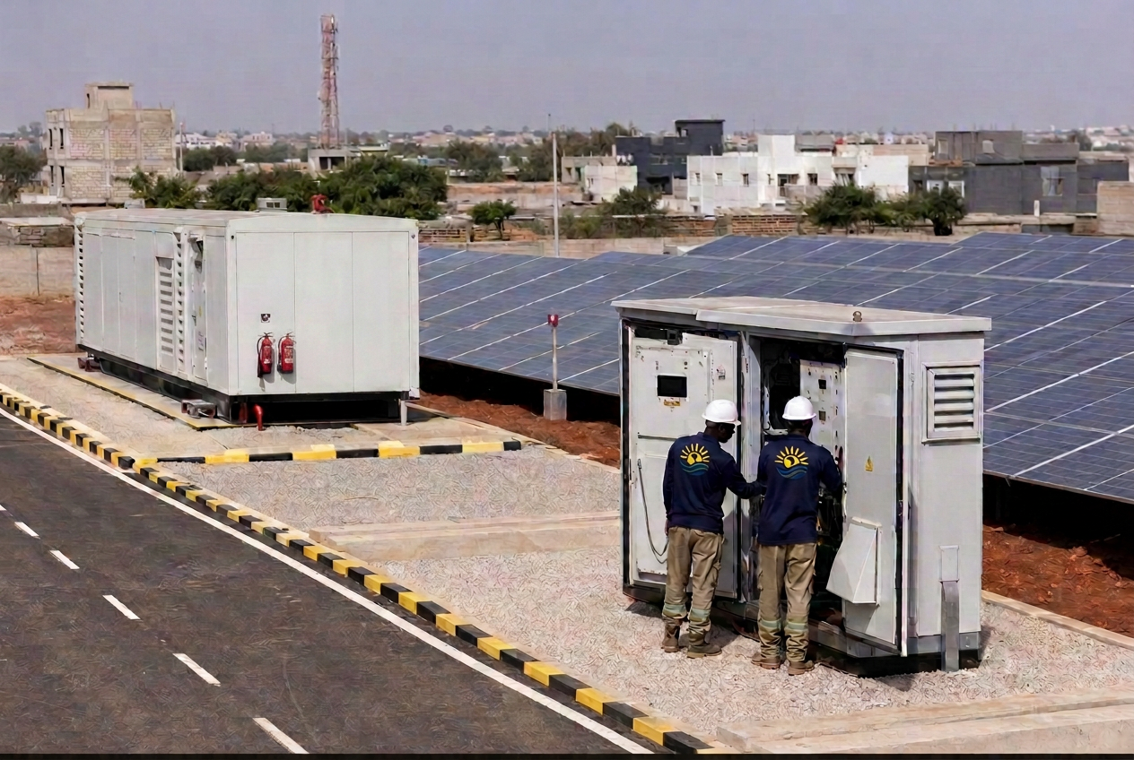 Mini-centrale solaire clé en main au Sénégal